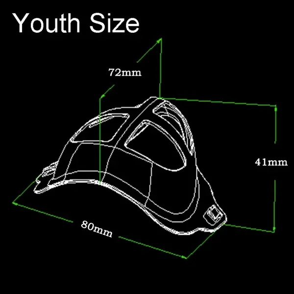 Youth Size Washable 3D Face Mask Bracket Inner Support