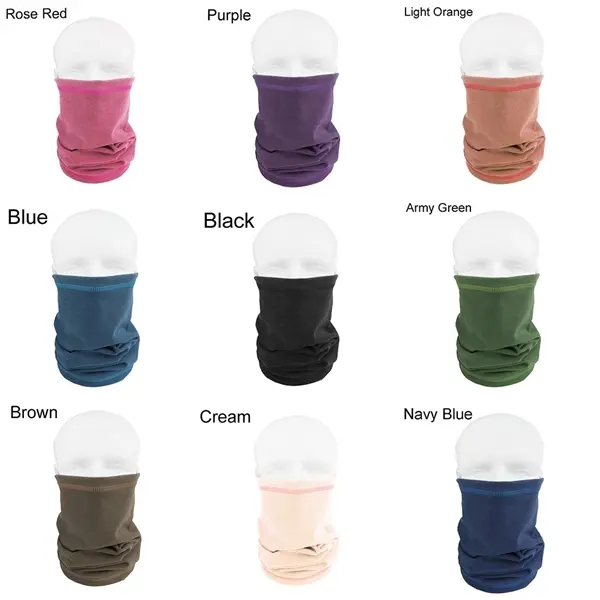 Winter Fleece Neck Warmer Face Mask