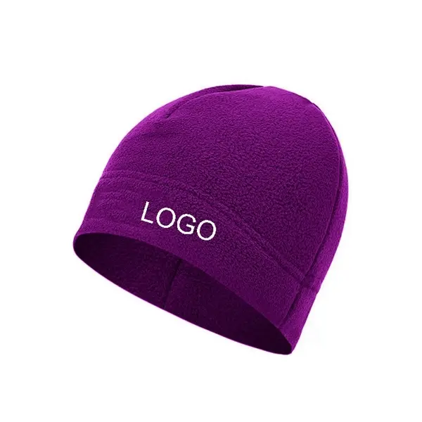 Double Layer Fleece Beanie Hat