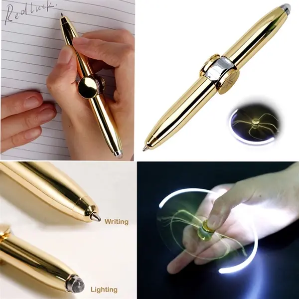 Spinner Stylus, L.E.D Light & Ballpoint