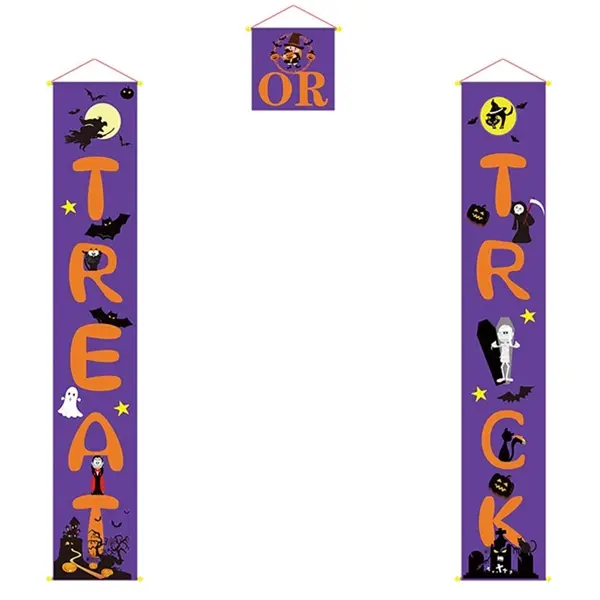 Halloween Porch Sign Banners
