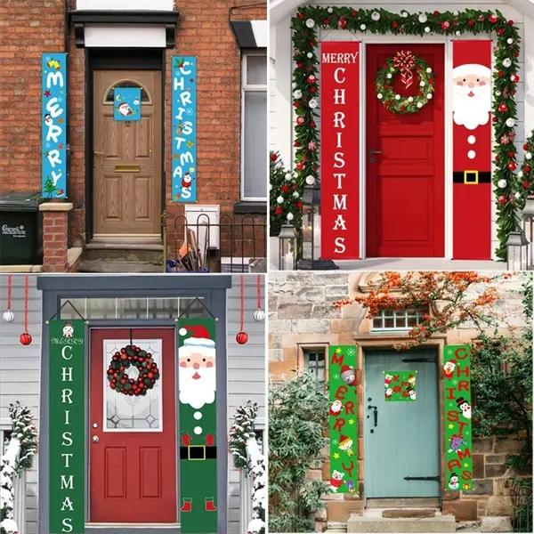 Christmas Porch Sign Banners