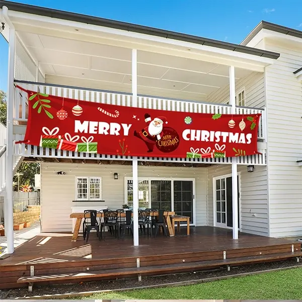 Custom Big Size Christmas Banner Flag