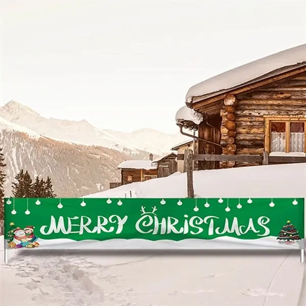 Custom Big Size Christmas Banner Flag