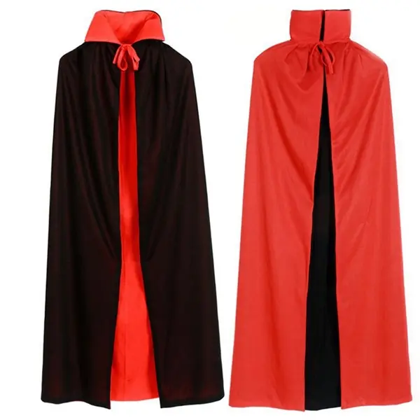 Reversible Adult And Kid Vampires Cape Cloak