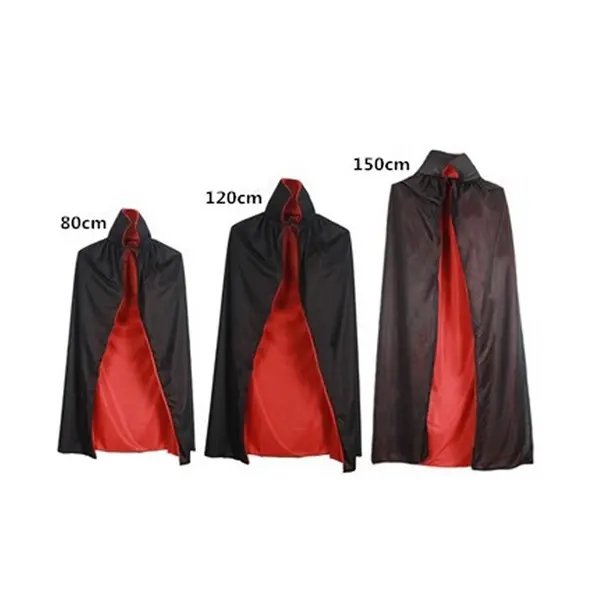 Reversible Adult And Kid Vampires Cape Cloak
