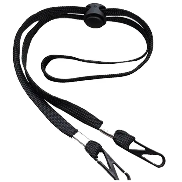 Stock Unimprinted Fast Delivery Adjustable Mask Lanyard