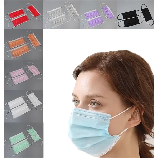 3-Ply Adult Multi-color Disposable Mask