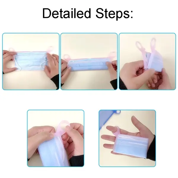 Foldable Silicone Face Mask Storage Case