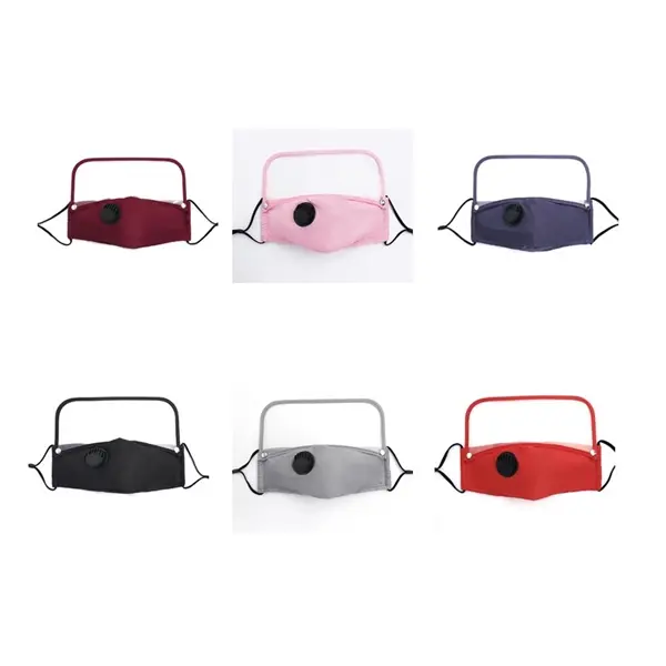 Reusable Cotton Mask with Detachable Eye Shield