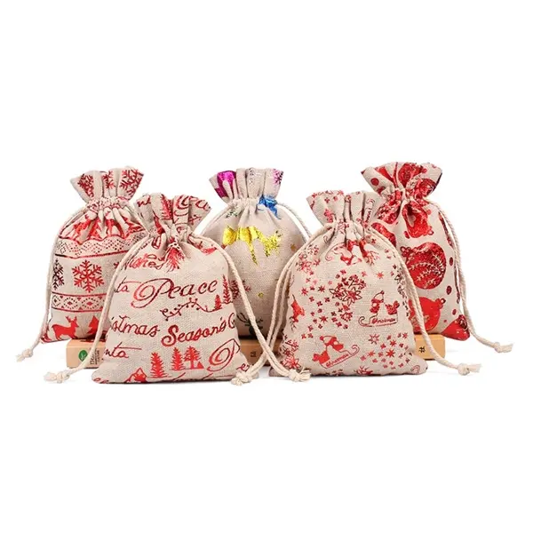 Drawstring Pouch for Christmas