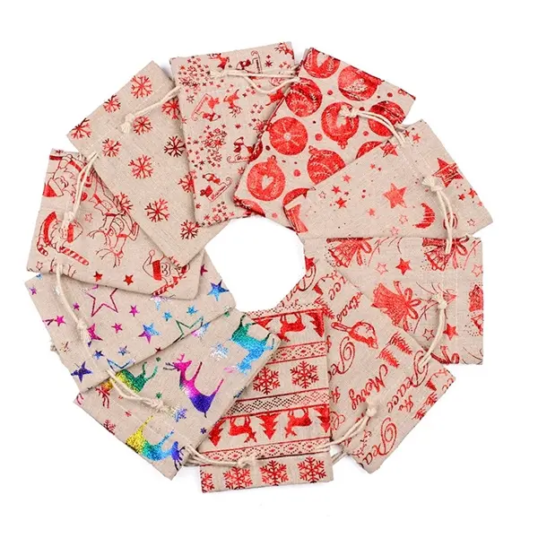 Drawstring Pouch for Christmas