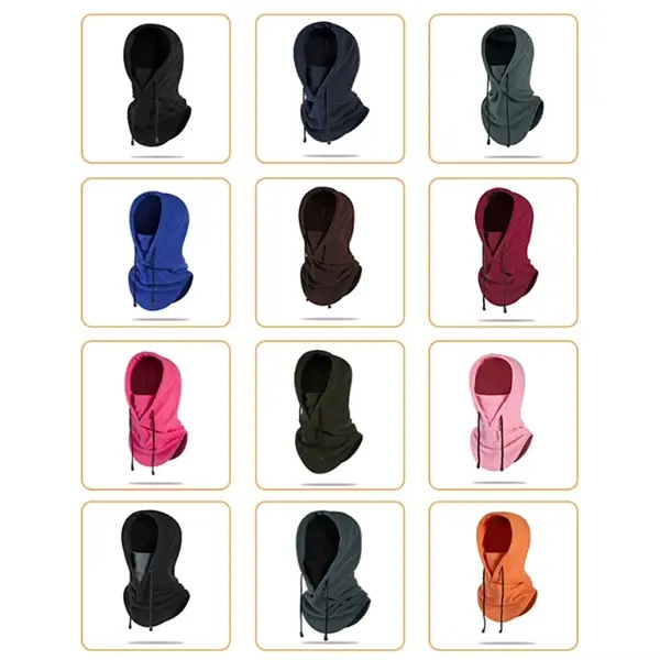 Polar Fleece Ski Face Mask/Windproof Hat/Winter Hooded