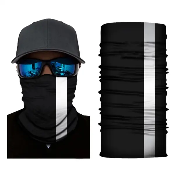 Reflective Blank Bandana Unisex Neck Gaiters