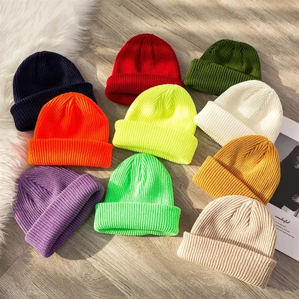 Custom Knit Beanie Caps