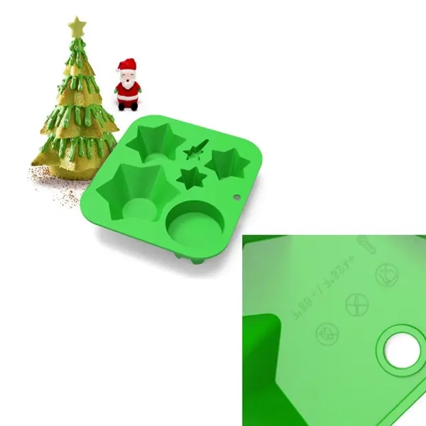 Silicone Christmas Tree Baking Cake Mold