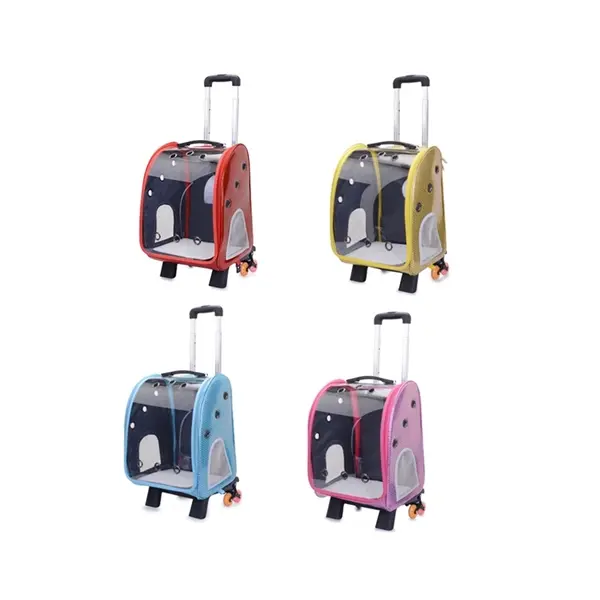 Rolling Pet Travel Carrier with Wheels