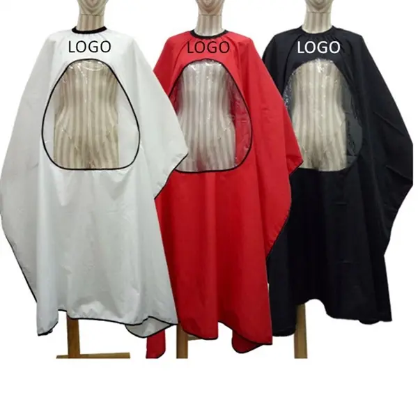 Barber Cape With Clear Window