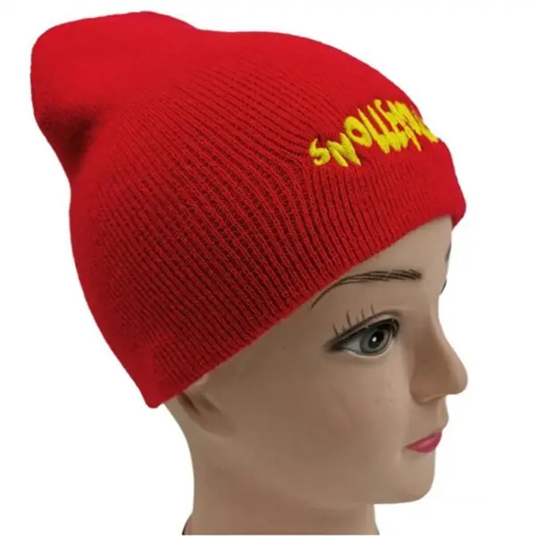 Unisex Casual Acrylic Solid Beanie