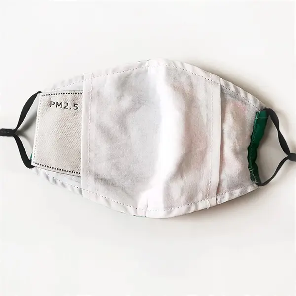 Cotton Christmas masks with filter inserts