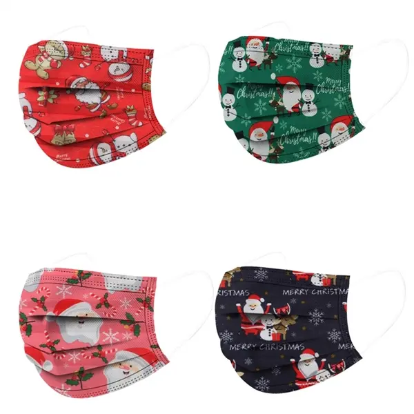 3 Layer Adult Disposable Christmas Mask