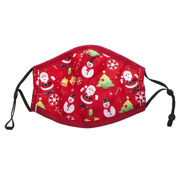 Adjustable Child Christmas Cotton Mask