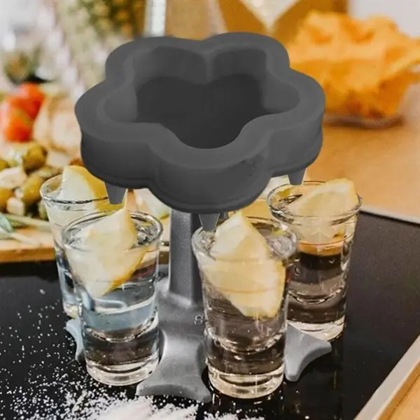 6 Shot Glass Dispenser and Holder Wine divider