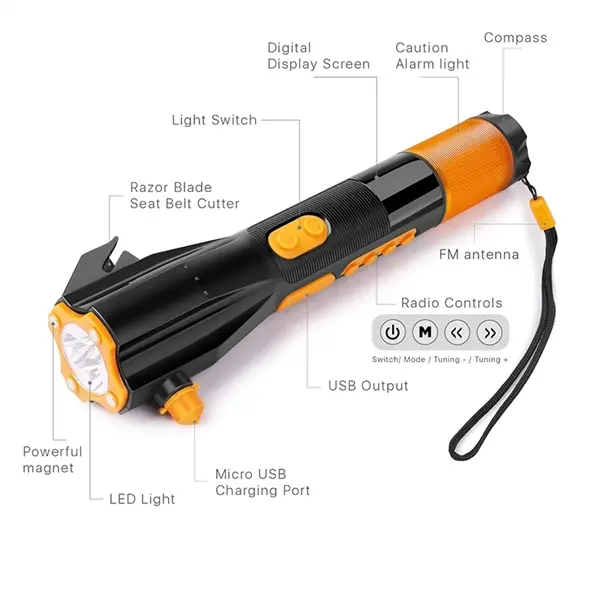 Multifunctional Emergency LED Flashlight
