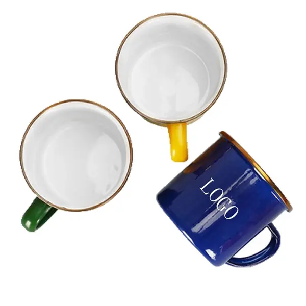 12oz Enamel Camping Mug