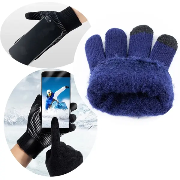 Warm Thick Knitted Touch Screen Gloves