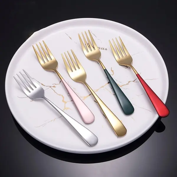 Stainless Steel Fork Soup tbsp Round scoop Dinner ladle