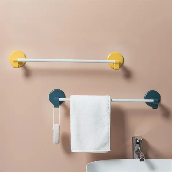Functional bath towel frame