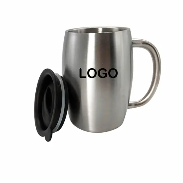 14 oz. Double Wall Stainless Steel Coffee Mug