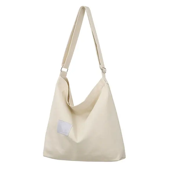 Solid Color Cotton Canvas Tote Bags