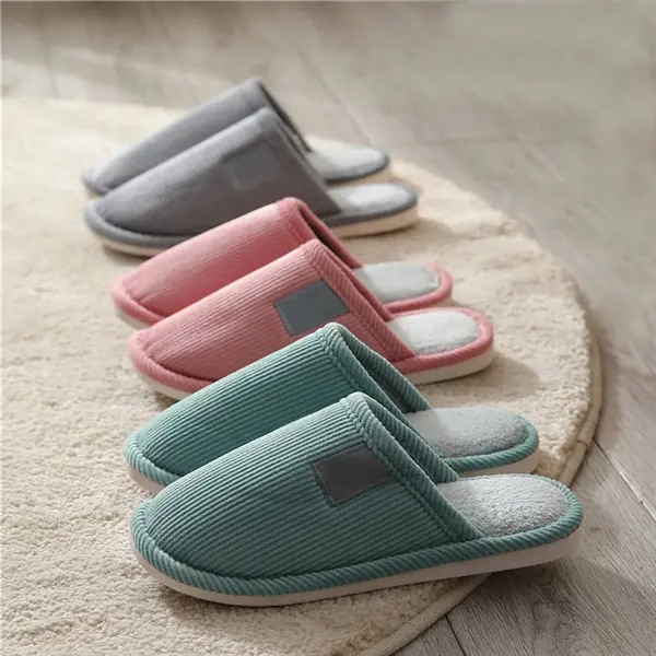 Cotton Non Slip Slippers PVC Sole Sleeppers shoes