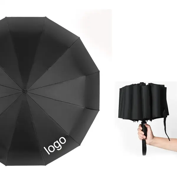 41'' Windproof 12 Ribs Automatic Umbrella