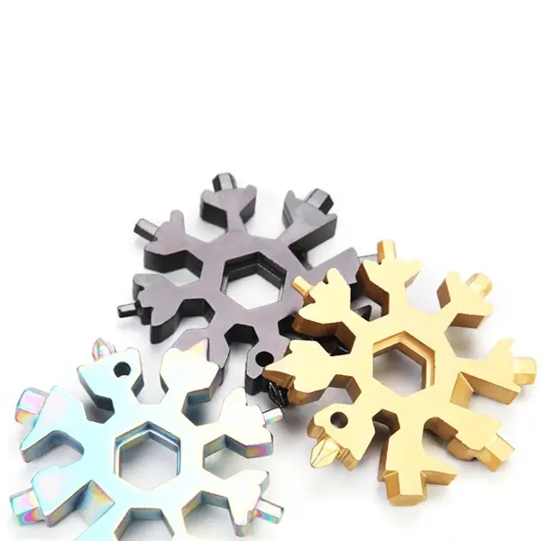 18 in 1 Tool Hex Wrench Multi-purpose spanner Keychain