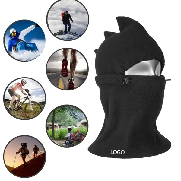 Shark Back Shaker Warm Draw Mask Collar Winter Windproof Cap