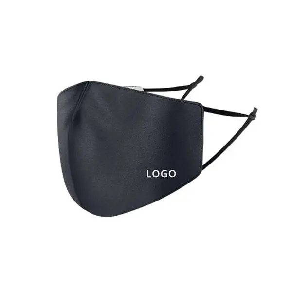 Satin Silk Face Mouth Mask With 1pc PM2.5 Mask Filter Paper