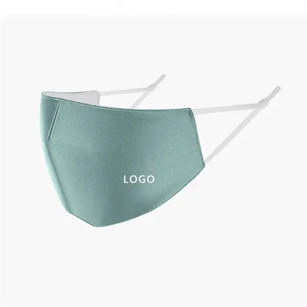 Satin Silk Face Mouth Mask With 1pc PM2.5 Mask Filter Paper