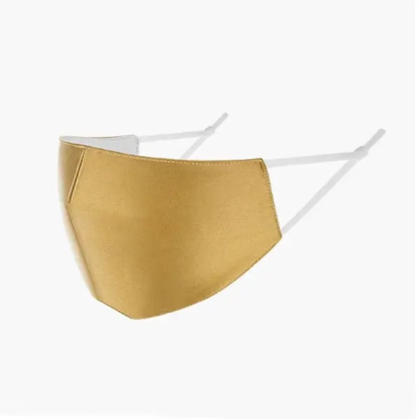 Satin Silk Face Mouth Mask With 1pc PM2.5 Mask Filter Paper