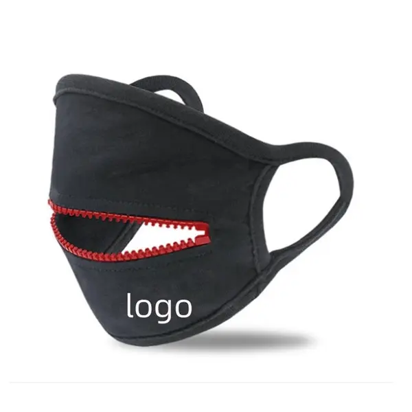 Reusable Cotton Face Mask With Zipper