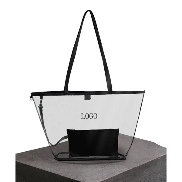 Clear bags with Detachable Pouch