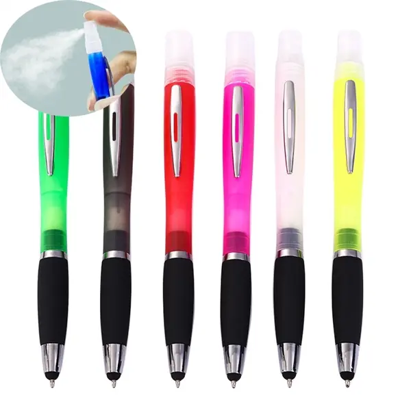 3 in 1 Multi-Purpose Stylus Pen With Spray Bottle