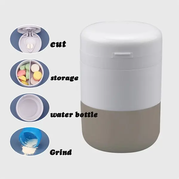 4 in 1 Medicine Cutter And Manual Grinder