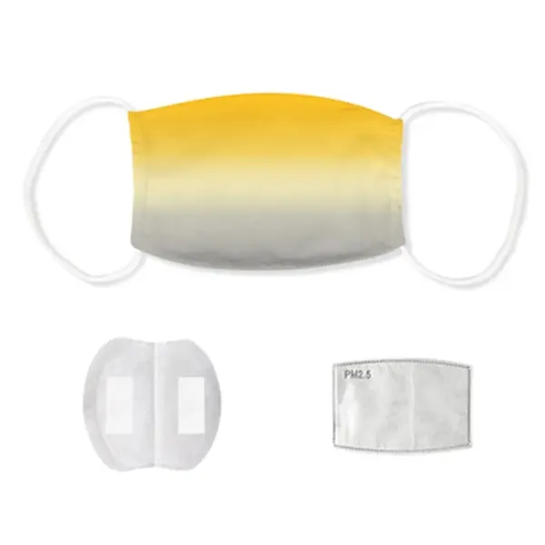 2-Layer Ice Silk Face Mask w/ Full Color Imprint & PM 2.5