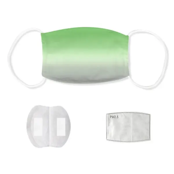 2-Layer Ice Silk Face Mask w/ Full Color Imprint & PM 2.5