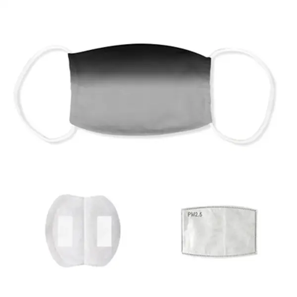 2-Layer Ice Silk Face Mask w/ Full Color Imprint & PM 2.5