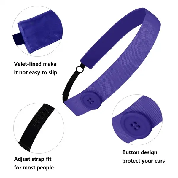 Headband with Buttons
