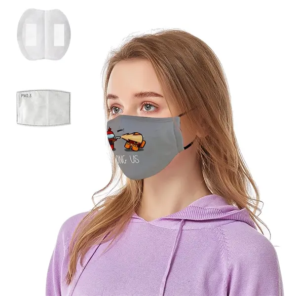2Ply Face Mask Reusable With Filter Pocket